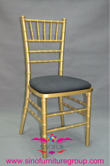 Wooden Chiavari Chair with Hard Cushion