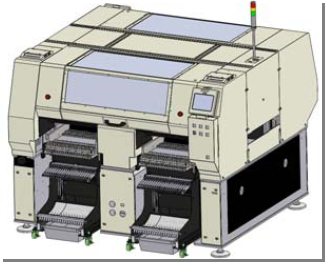 Panason AM100 SMT chip mounter pcb smt machine placing big IC with tray