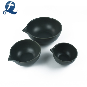 Custom Black Ceramic Rice Bowl Wholesale