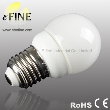 CFL 7W G45 globe
