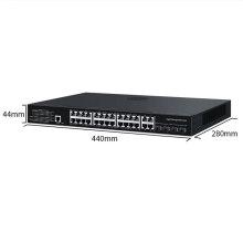 24 Port Managed POE Gigabit Switch with SFP Port - OEM CKD SKD Supported