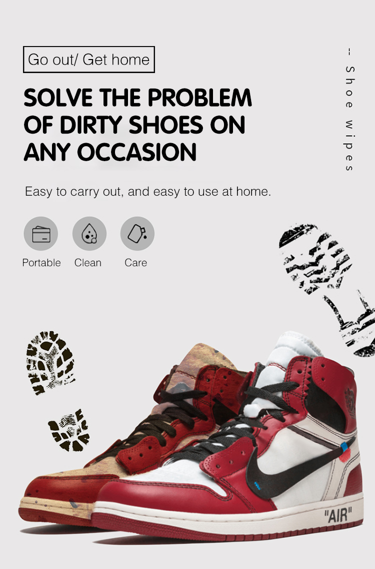 Sneaker Accessoires Schuh Reinigungsprodukte Maschinenschuh Schuhfeuchttücht