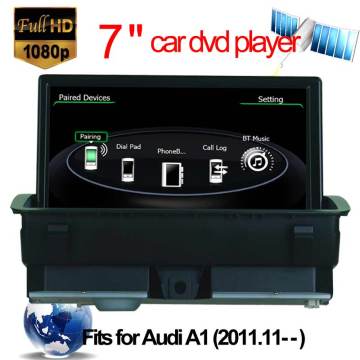 car dvd player for audi a1 gps navigation support blut car audio video SD