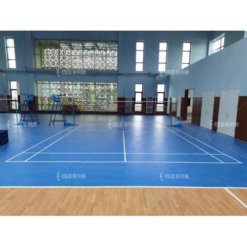 2021 vinyl roll lantai bahan pvc untuk lantai gelanggang bola keranjang dalaman lantai sukan vinil tikar gelanggang badminton