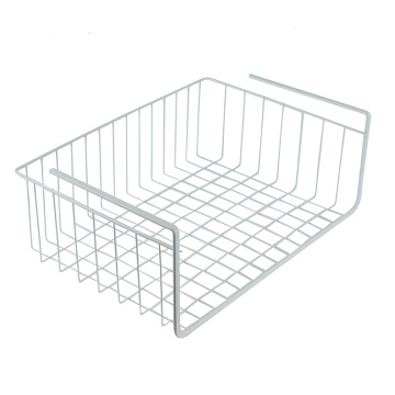 Metal kitchen over the shelf storage basket