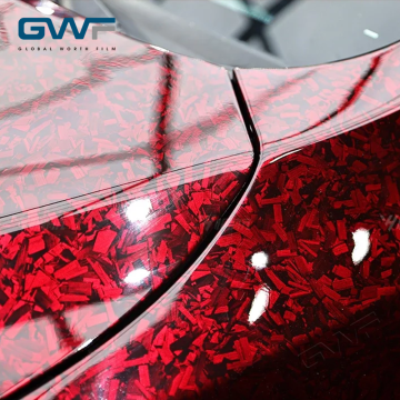 Flower Carbon Red Paint Protection Film