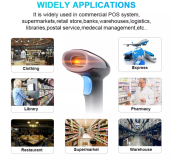 Portable handheld passport card reader machine