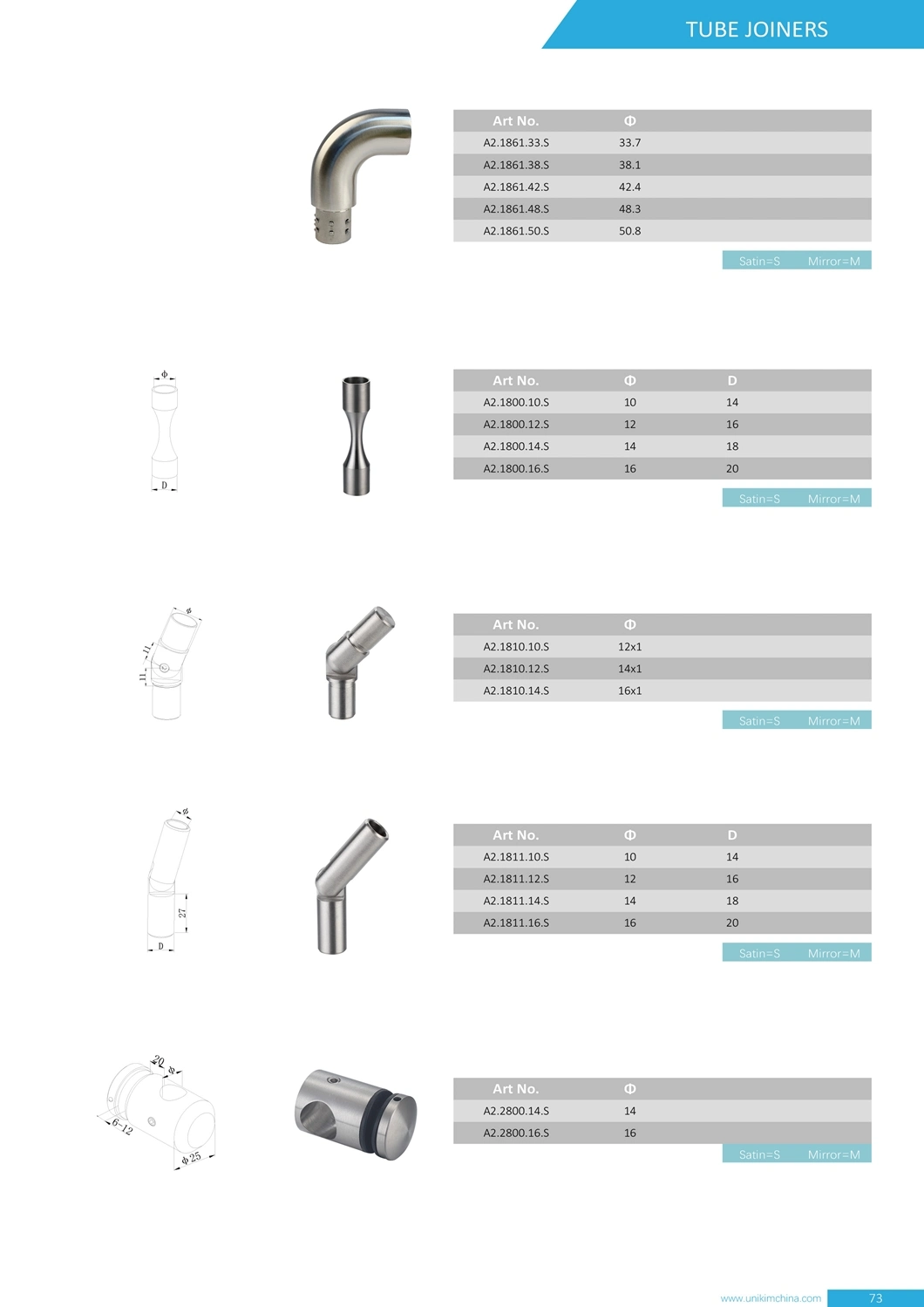 Stainless Steel Wooden Stair Railing Fittings Factory China