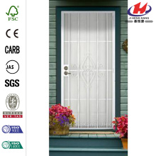Su Casa Black Surface Mount Outswing Steel Security Door