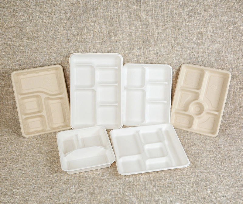 100% Biodegradable Eco-Friendly Sugarcane Bagasse Disposable 10'' Round Plate