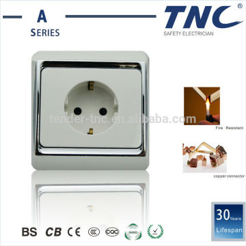 long lifespan one gang euro socket