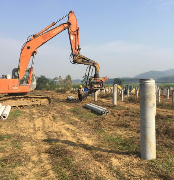 TYSIM Hydraulic EP120 Electrical Driven Vibro Diesel Pile Hammer