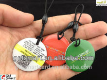 Waterproof pvc round rfid tag with epoxy