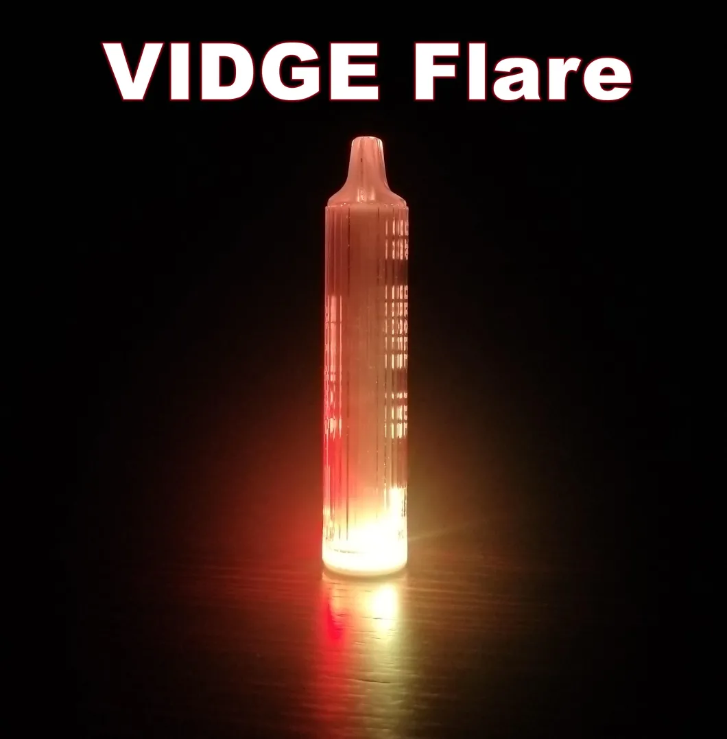 Vidge Flare 800 Puffs Disposable Vape LED Lighting 10 Flavors Ecig