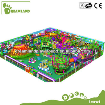 Colorful jungle children commercial indoor playground equipment