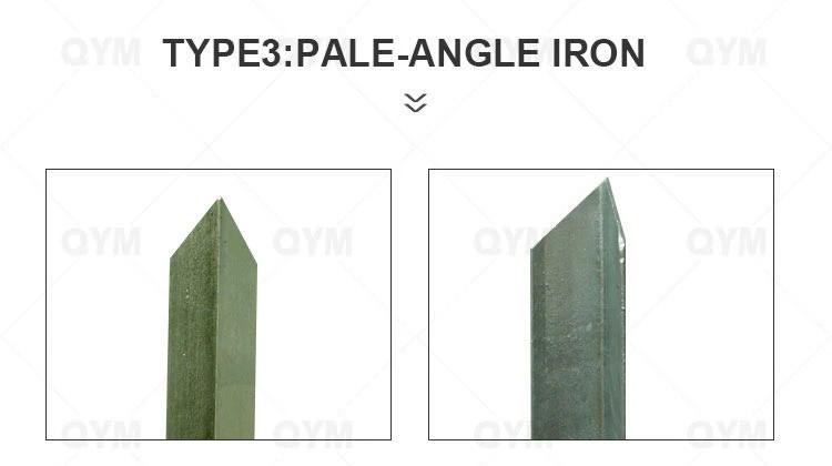 PVC Coated Metal Palisade Fence Security Steel Palisade Fence