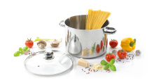 Sale Stainless Steel Stock Pot with Hollow Handles