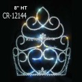 8 Inch wholesale cheap pageant crowns and tiaras