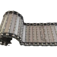 Galvanized steel chain plate conveyor hinged chain plate