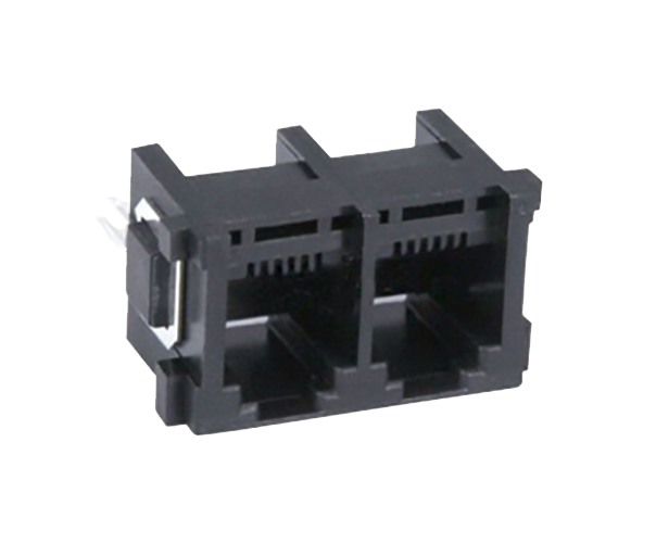 RJ11 Top entry 6P4C Completamente in plastica con gambe