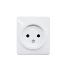 1gang 2Round Pin Outlet without Shutter Surface Mounted