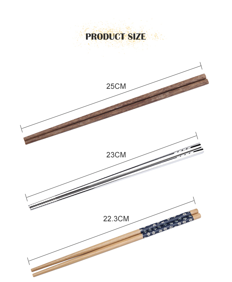 Metal Titanium Chopsticks Custom Color Stainless Steel Korean for Sushi Wedding Gift Japanese Chopsticks