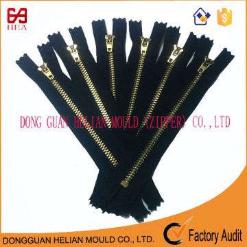New design close end zipper metal zipper for jeans