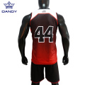 Heren sublimatie basketbal shirts