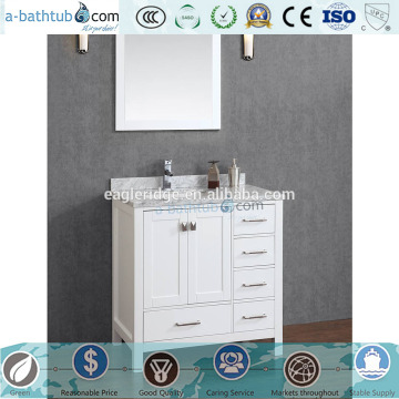 White bathroom vanity set