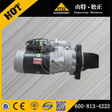 KOMATSU ENGINE S6D125-1KK STARTING MOTOR 600-813-4222