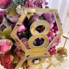 Wedding Table Numbers and VIP Seat Placement