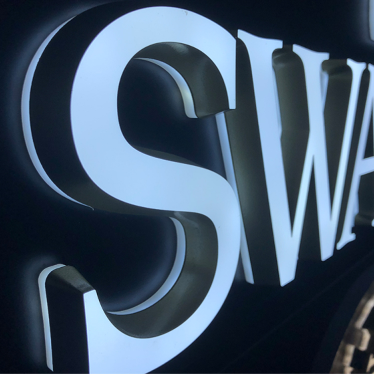 Waterproof Customized 3D company logo acrylic channel lighting letter