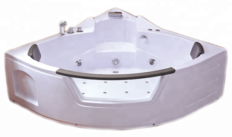 Massage With Water Jet Lighted Bathtub with Small Sitting Place