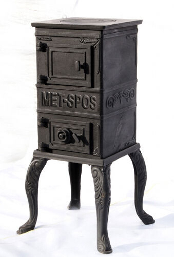 Square Cast Iron Stove Fireplace