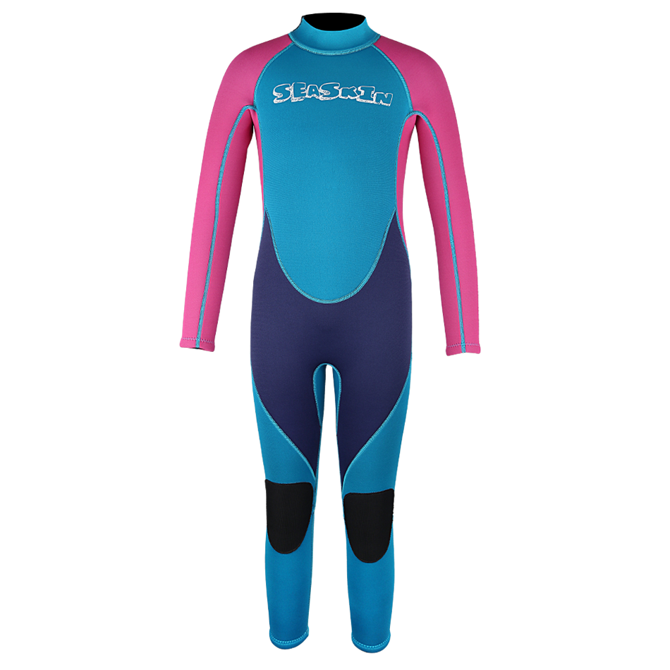 Seackin Kids 2mm Νεοπρένιο πίσω φερμουάρ Wetsuits