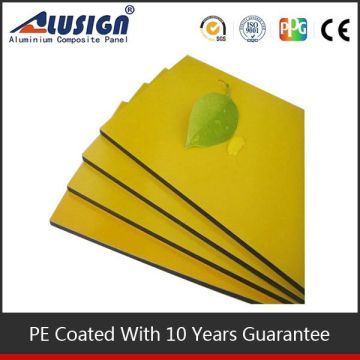 Alusign pe 3mm thick composite aluminum plate