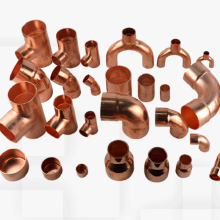 Copper Tube Pipe Fittings for Refrigeration Connectors