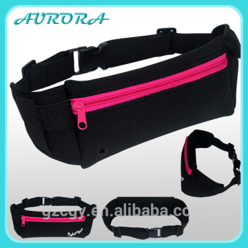 Wholesale elastic phone running belt waist bag sport running waist bag