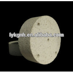 refractory yellow calcia stabilized zirconia ceramic setter