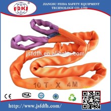 CE certificated soft nylon material round lift slings