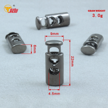 Cylindrical Dual Hole Spring Cord Lock Garment Luggage