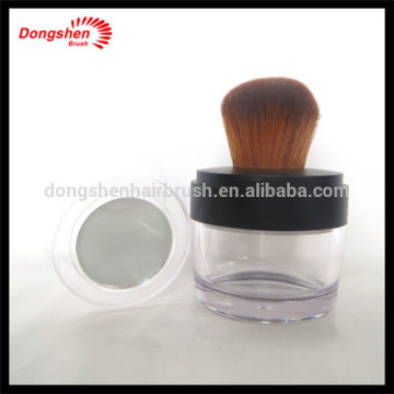 cosmetic brush and powder jar with shifter, mineral makeup jar,brush jar