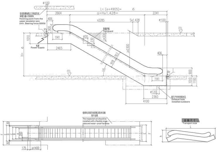 China moving sidewalk walkway manufacturer used by centro comercial