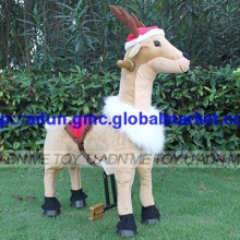 Christmas reindeer ride on car toys, Light wheels, Melissa & Doug