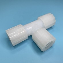 PFA Tube Connector 90deg Elbow Reducer