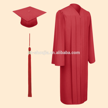 Matte Red Bachelor Cap and Gown, graduation cap and gown, Bachelor Cap and gown