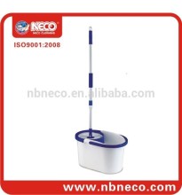 Hand press spin mop, round spin mop
