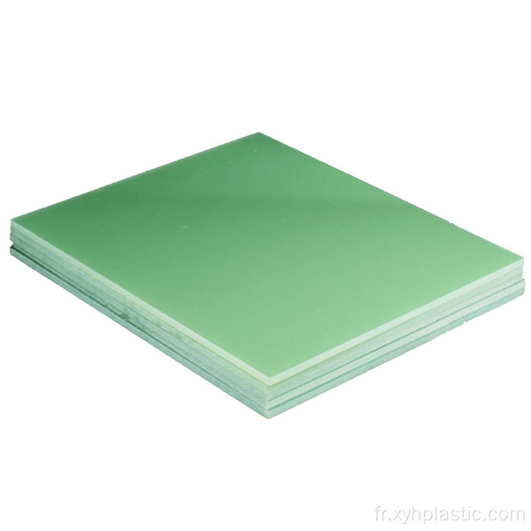 Feuille de tissu époxy verre vert noir G10 FR4