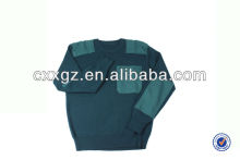 Wool/Polyester/Acrylic Army Sweater, Military Classic Pullover