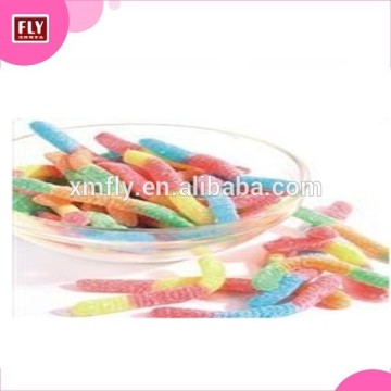 worm shape sour spray candy